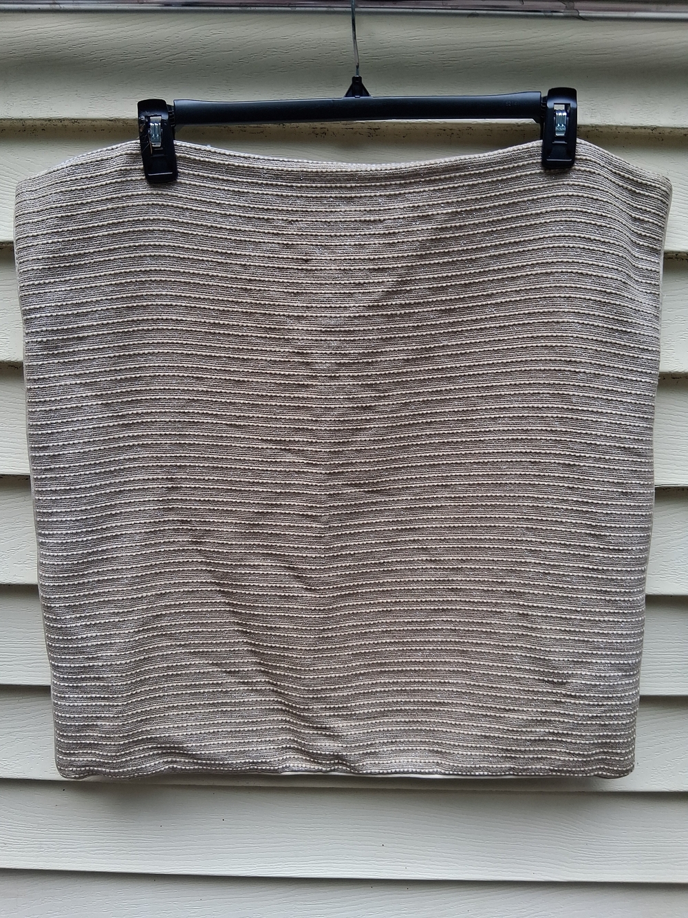 Lauren Ralph Lauren 22x22 Square Pillow Cover Beige/Silver 98% Cotton 2% Metal